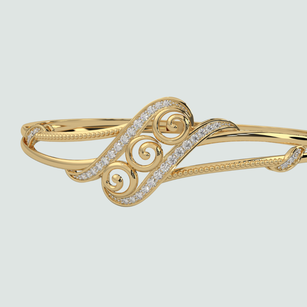 18k gold bracelets for work