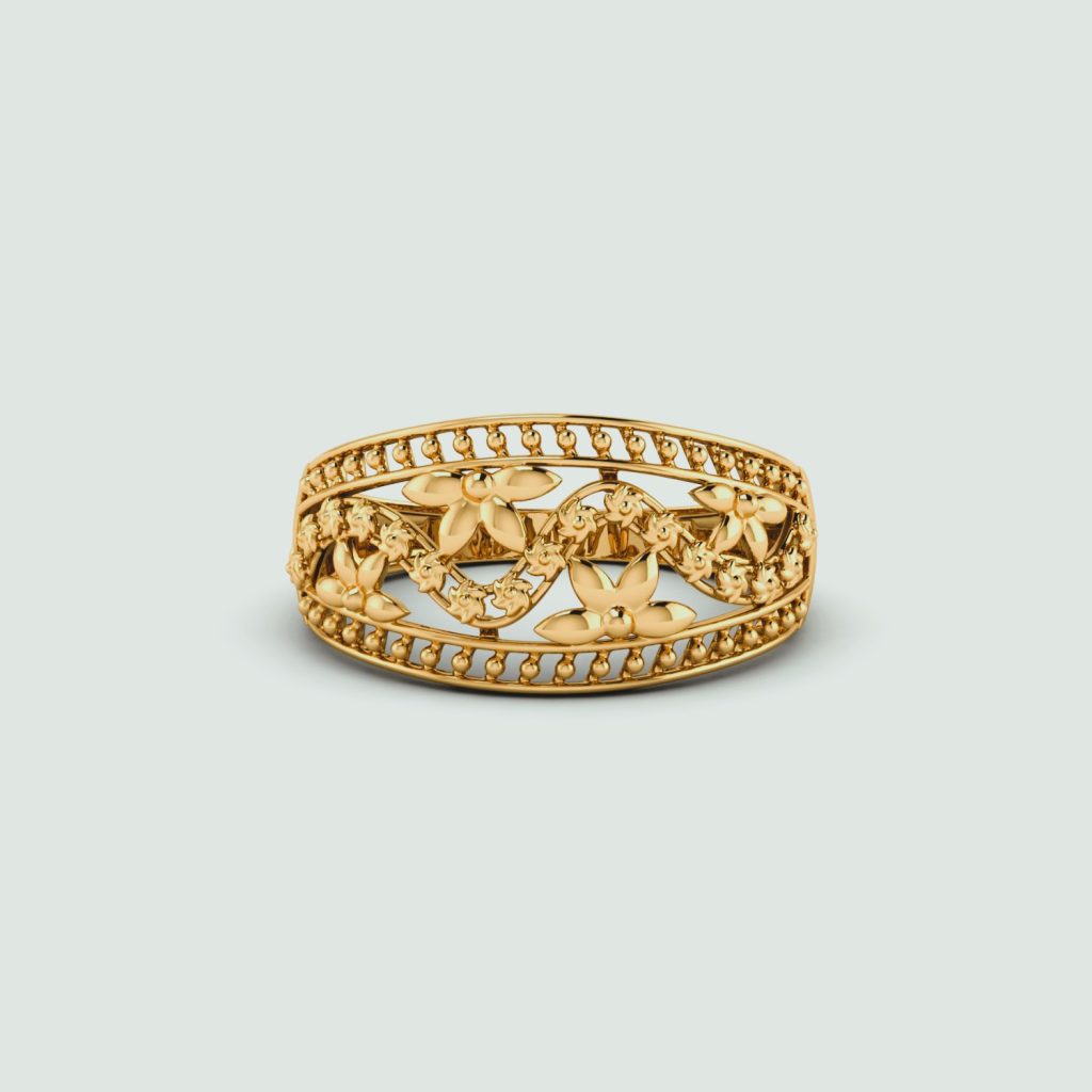 18k gold rings for office wear