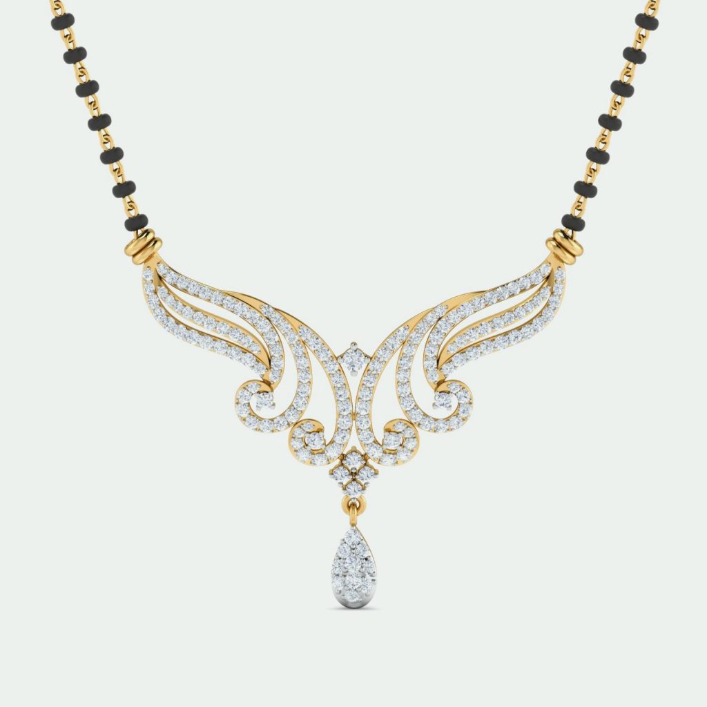 gold jewellery mangalsutra design