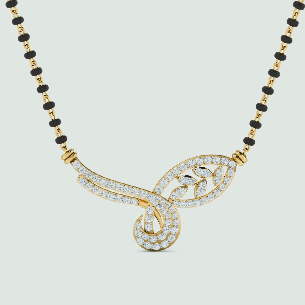 Buy latest gold mangalsutra for bride