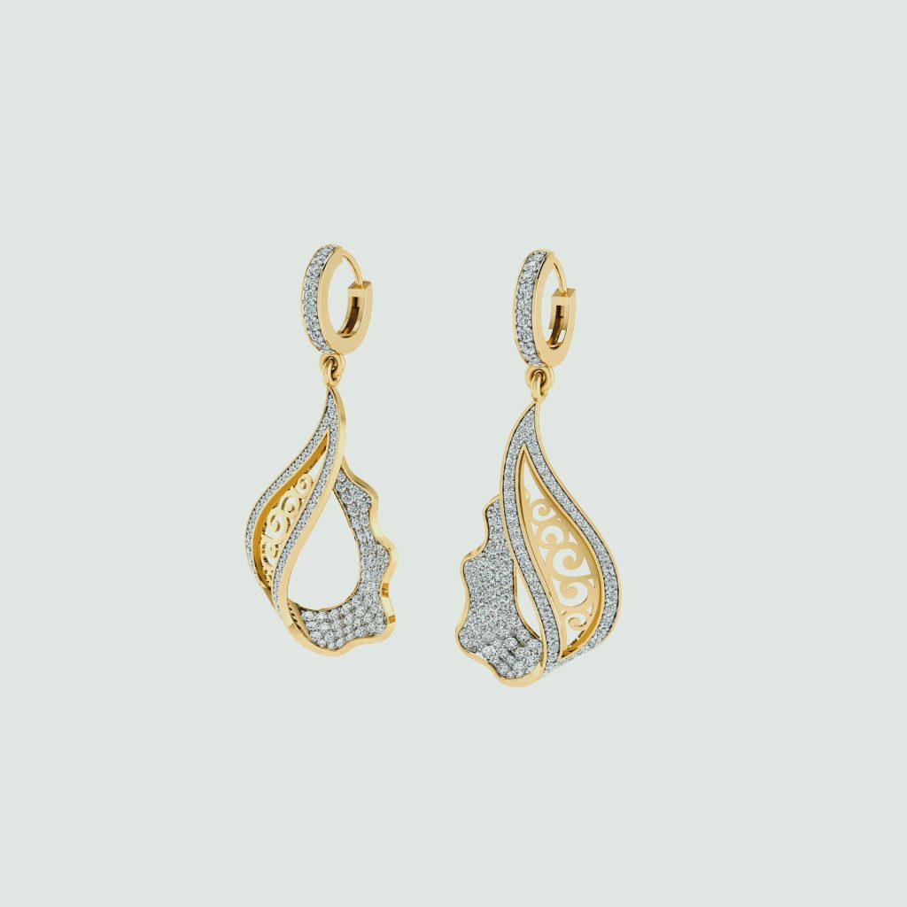 bridal gold jhumka designs