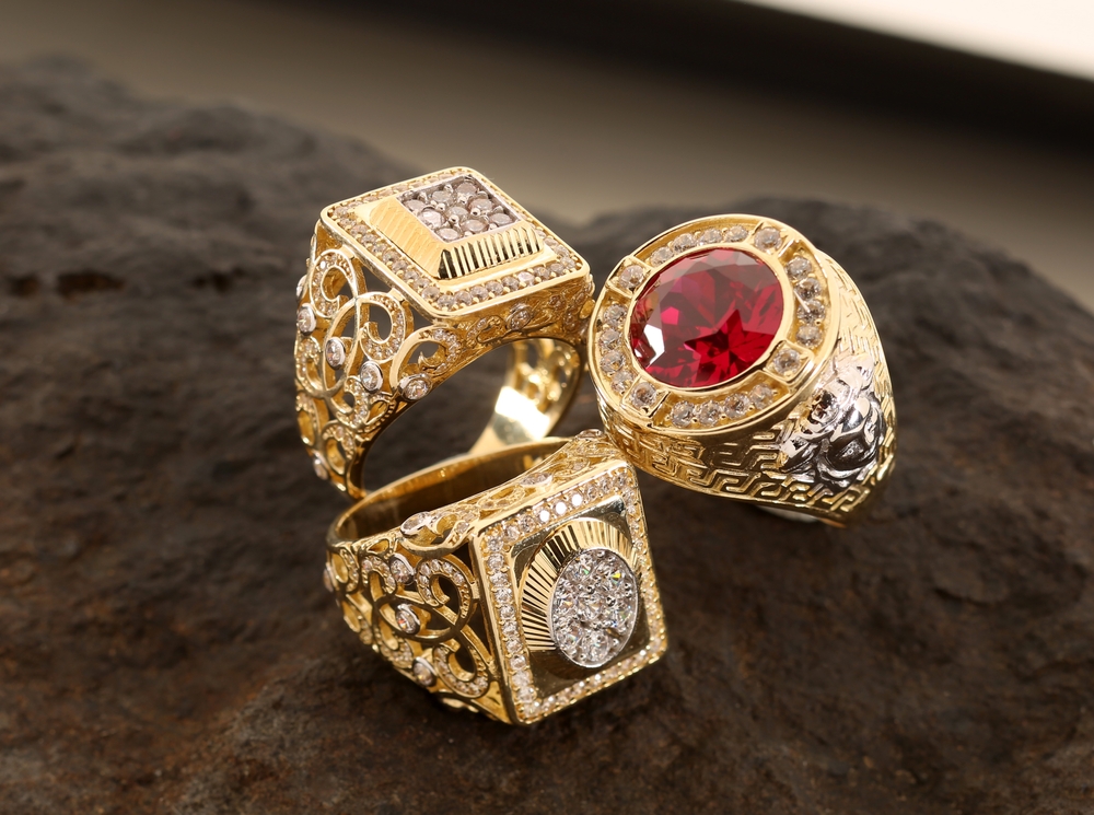 buy latest gold ring for men