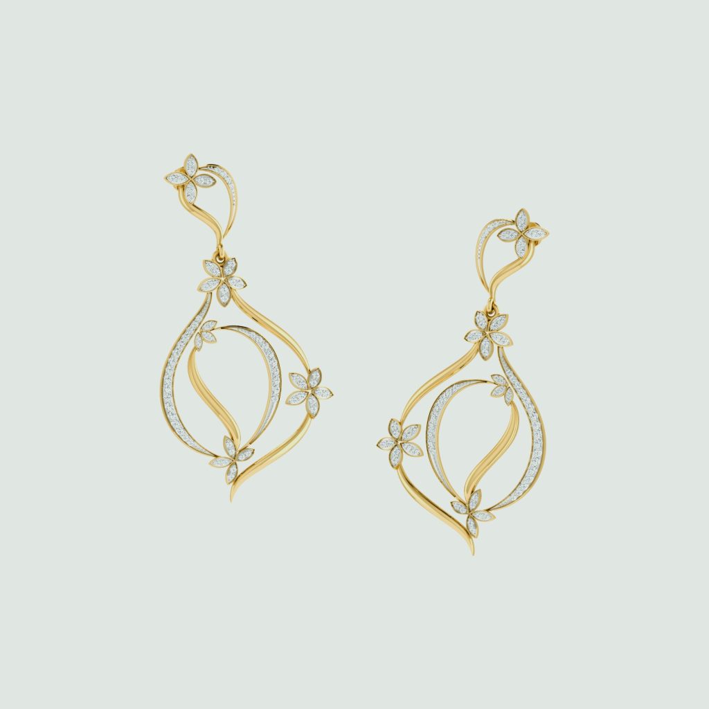 buy lightweight gold earrings for women