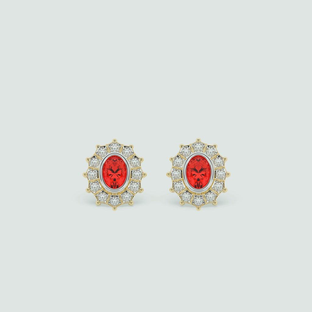 daily wear gold earrings for women