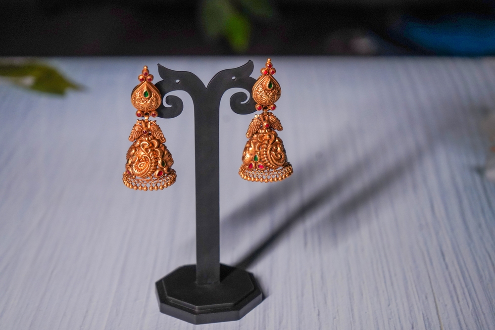 daily wear gold earrings for women
