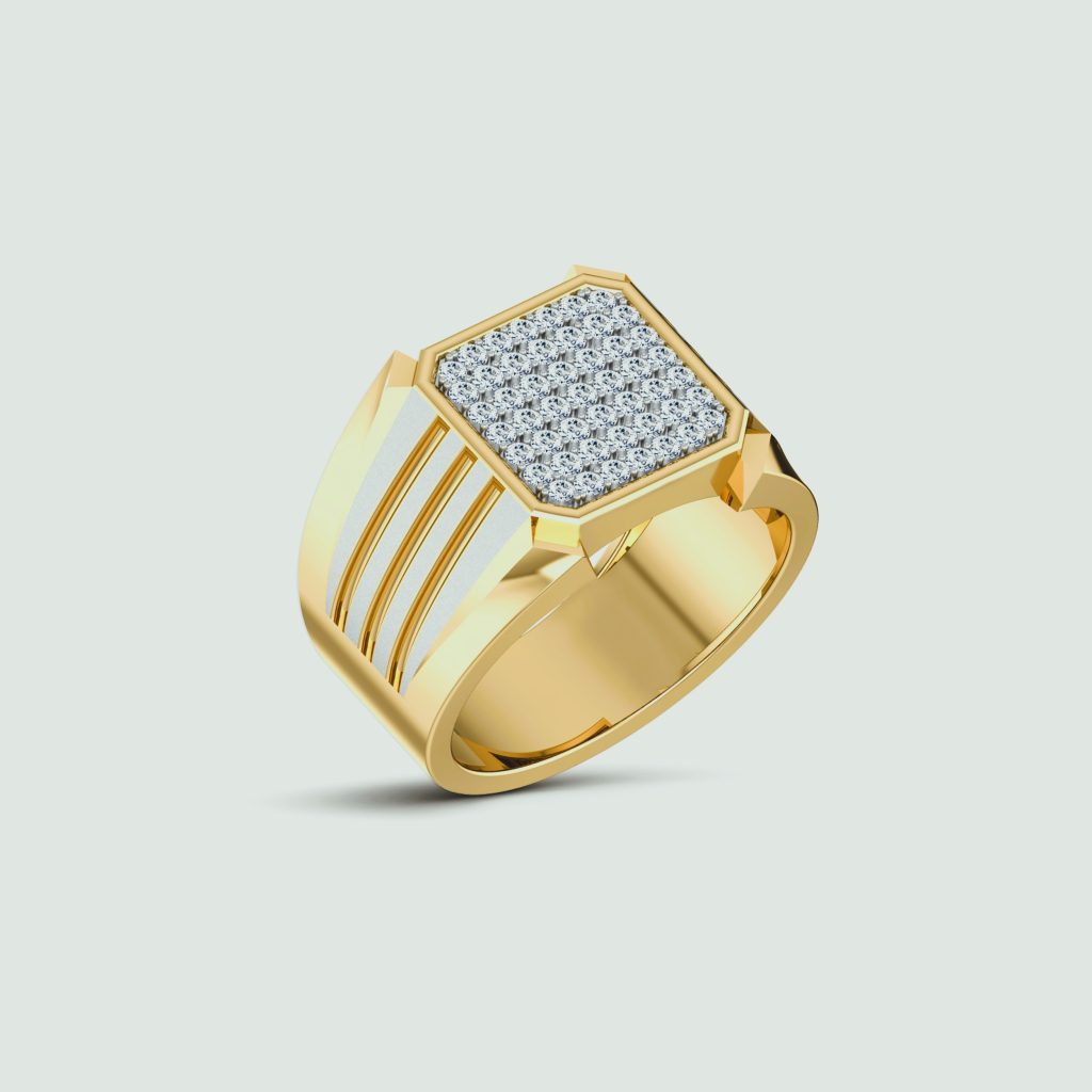gold engagement ring for men