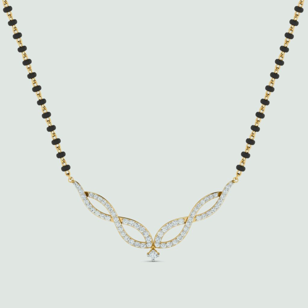 gold mangalsutra pendant