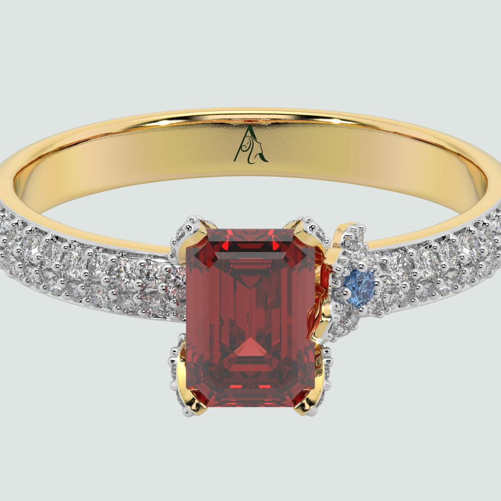 how to stack gold rings