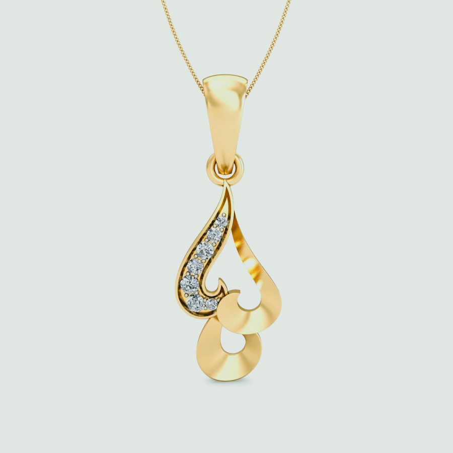 pairing necklace gold