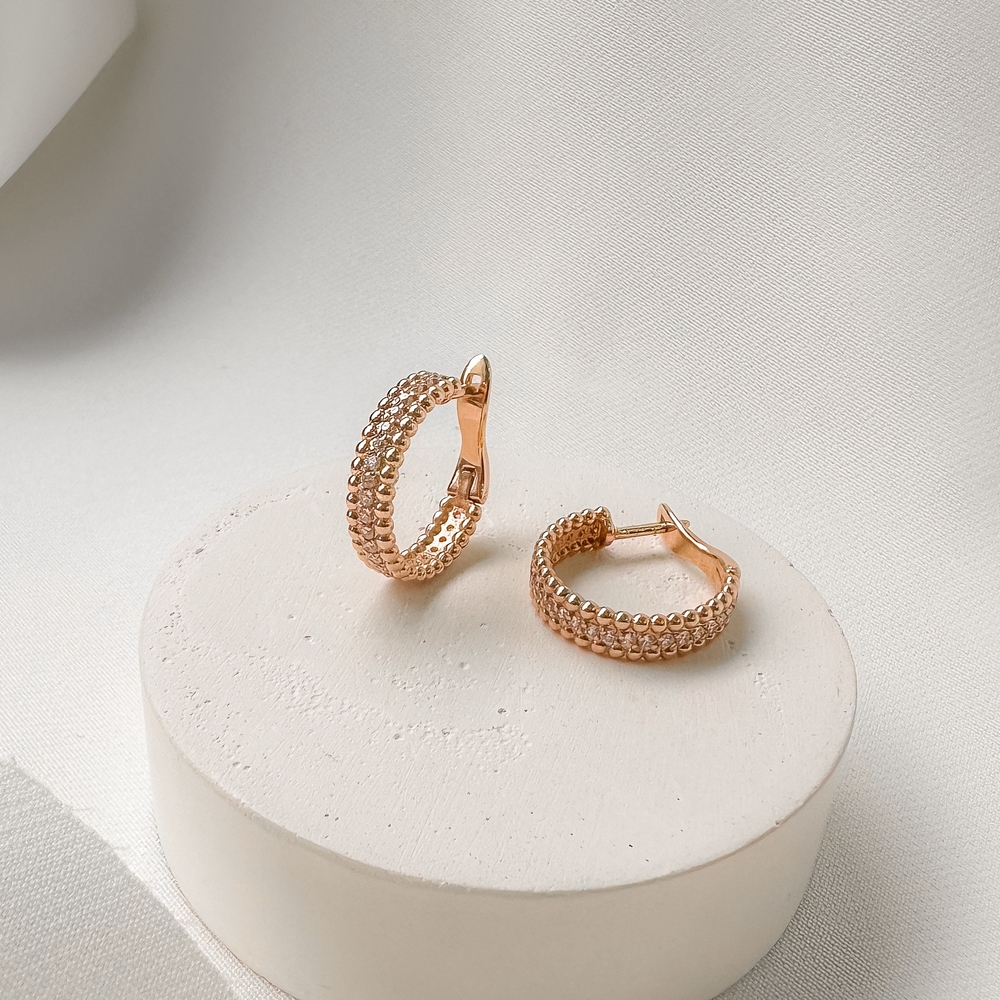 stylish daily wear gold earrings
