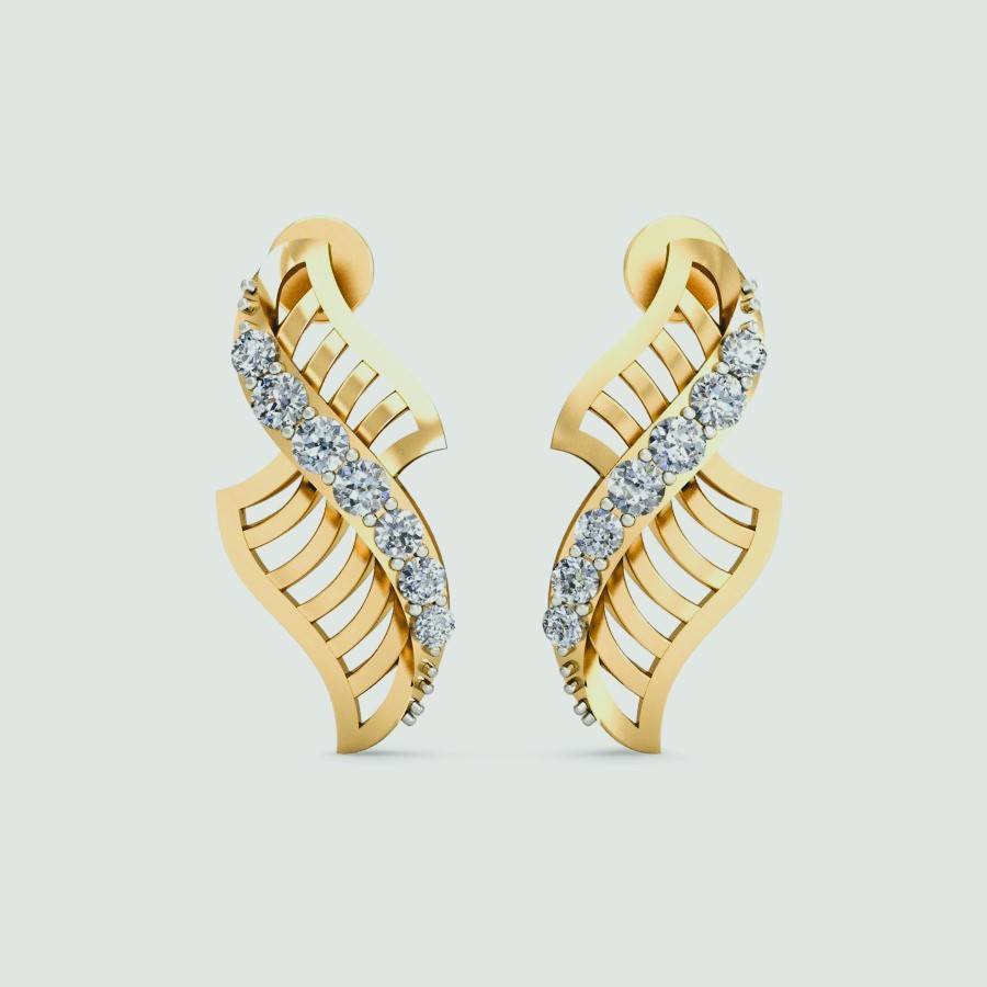 top gold earrings designs for daily use